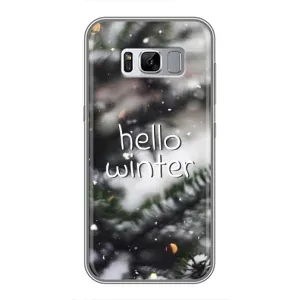 Новогодние, Праздничные Чехлы для Samsung Galaxy S8, G950 - 2024 год (Hello winter)