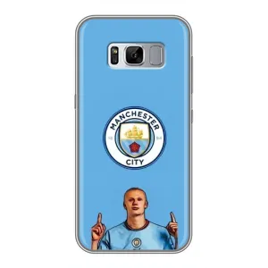 Чехлы с футболистом Ерлинг Холанд для Samsung Galaxy S8, G950 (AlphaPrint) (Холанд Манчестер Сити)