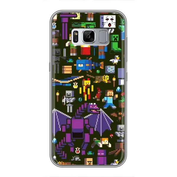 Чехол с принтом «Коллаж Майнкрафт» для Samsung Galaxy S8 (G950) Чехол с принтом «Коллаж Майнкрафт» для Samsung Galaxy S8 (G950)