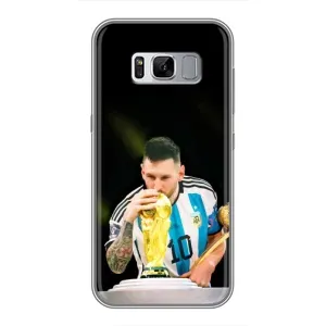 Чехлы для Samsung Galaxy S8, G950 (Leo чемпион) (AlphaPrint) (Кубок Месси)