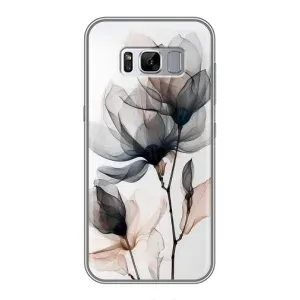 Чохол з квітковим принтом на Samsung Galaxy S8, G950 (Квіти на білому)