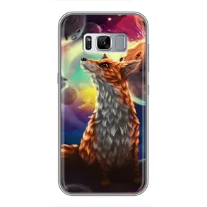Чехлы с картинкой Лисички для Samsung Galaxy S8, G950 (VPrint) (Лисица в космосе)