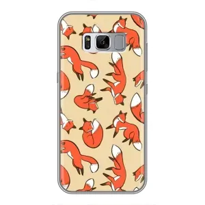 Чехлы с картинкой Лисички для Samsung Galaxy S8, G950 (VPrint) (Лисички)