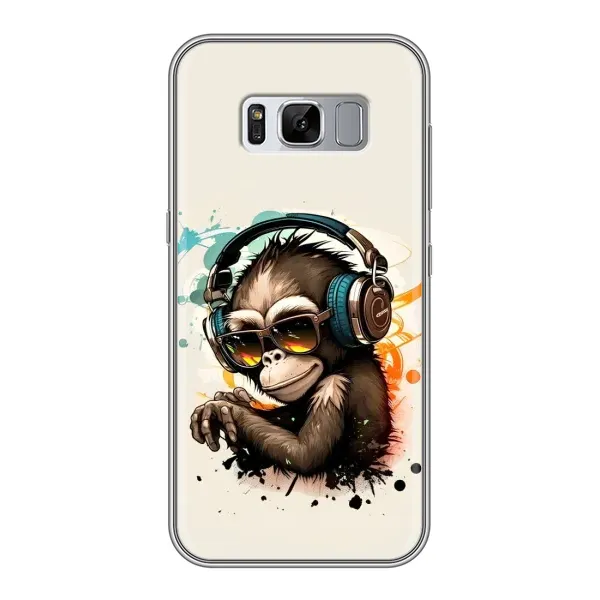 Чехол с принтом «Макака в наушниках» для Samsung Galaxy S8 (G950) Чехол с принтом «Макака в наушниках» для Samsung Galaxy S8 (G950)