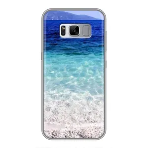 Силиконовый чехол с КАРТИНКАМИ лето для Samsung Galaxy S8, G950 (AlphaPrint) (Море)
