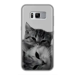 Чехол с рисунком кот на Samsung Galaxy S8, G950 (Пара котов)