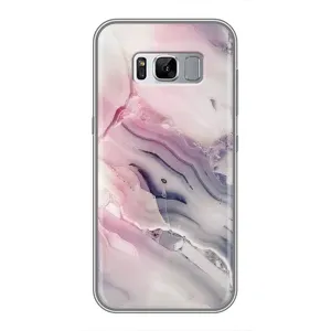 Мраморный чехол на Samsung Galaxy S8, G950 (VPrint) (Пурпурный Мрамор)