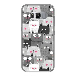 Чехлы с Котиками для Samsung Galaxy S8, G950 (VPrint) (Рисованные котики)