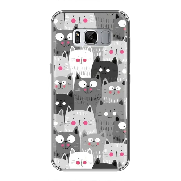 Чехол с принтом «Рисованные котики» для Samsung Galaxy S8 (G950) Чехол с принтом «Рисованные котики» для Samsung Galaxy S8 (G950)