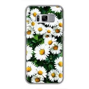 Чехол с картинкой (Стильные) для Самсунг Гелекси С8, Ж950 - (AlphaPrint) (Ромашки)