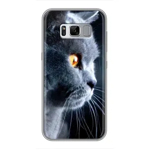 Чехлы с Котиками для Samsung Galaxy S8, G950 (VPrint) (Серый Кот)