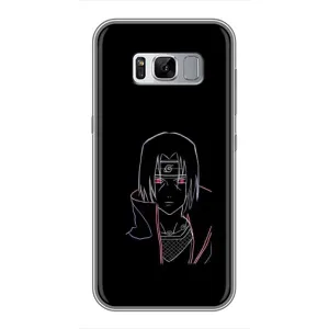 Чехлы на тему: Итачи Учиха для Samsung Galaxy S8, G950 (AlphaPrint) (силуэт Итачи)