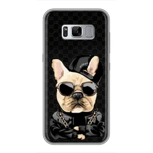 Чехлы с крутыми принтами для Samsung Galaxy S8, G950 - (PREMIUMPrint) (Стильная собака)