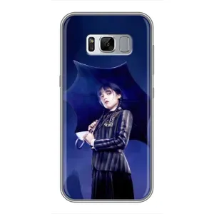Чохли Венсдей на Samsung Galaxy S8, G950 Уенсдей (AlphaPrint) (Венздей з парасолькою)