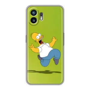 Чехол с Симпсонами для Samsung Galaxy XCover7 Pro (VPrint) (Гомер Симпсон)