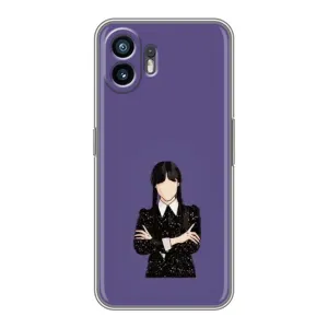Чехлы Венсдей на Samsung Galaxy XCover7 Pro Уэнсдей (AlphaPrint) (Уэнздей в черном)