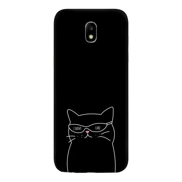 Чехол с принтом «Равнодушный кот» для Samsung Galaxy J5 2017 (J530F EU)