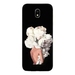Чехлы (ART) Цветы на Samsung Galaxy J5 2017, (J530F европейская версия) (VPrint) (Белые цветы)