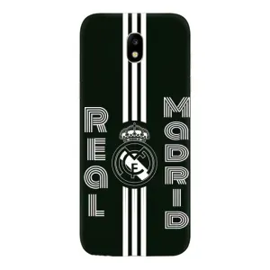 ФК Реал Мадрид чехлы для Samsung Galaxy J5 2017, (J530F европейская версия) (AlphaPrint) (черно белый Реал)
