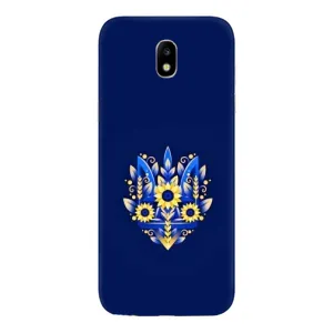 Чохли для Samsung Galaxy J5 2017, (J530F европейская версия) Укр. Символіка (AlphaPrint) (Квітковий Герб)