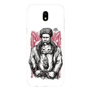 Чохли для Samsung Galaxy J5 2017, (J530F европейская версия) с принтом Тараса Шевченко (AlphaPrint) (Козак Шевченко)
