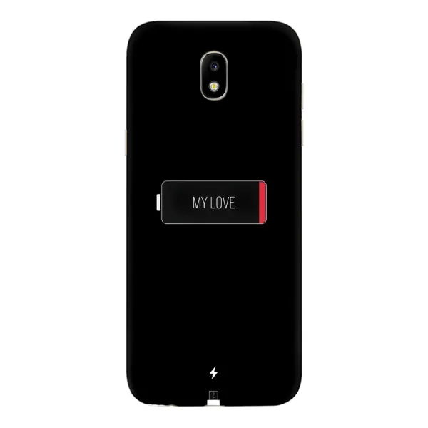 Чохол з принтом «Love battery» для Samsung Galaxy J5 2017 (J530F EU)