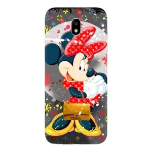 Чехол Disney Mouse Samsung Galaxy J5 2017, (J530F европейская версия) (PREMIUMPrint) (Minni с бантиком)