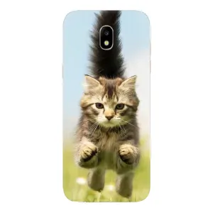 Чехлы с Котиками для Samsung Galaxy J5 2017, (J530F европейская версия) (VPrint) (Прыжок кота)
