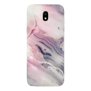 Мраморный чехол на Samsung Galaxy J5 2017, (J530F европейская версия) (VPrint) (Пурпурный Мрамор)