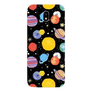 Космические Чехлы для Самсунг J5 2017, J5 европейская версия (VPrint) (Рисованные планеты)