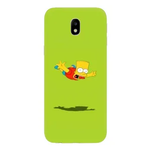 Чjхол з Сімпсонами для Samsung Galaxy J7 2017 (J730F европейская версия) (VPrint) (Барт Сімпсон)