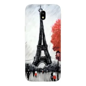 Чохол Ейфелева Вежа Samsung Galaxy J7 2017 (J730F европейская версия) - (AlphaPrint) (Вежа в Парижі)