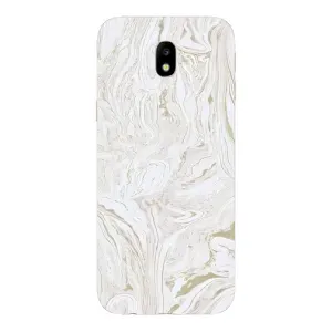 Мраморний чехол на Samsung Galaxy J7 2017 (J730F европейская версия) (VPrint) (Білий мрамор)