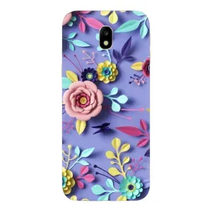 Чохли з квітами для Samsung Galaxy J7 2017 (J730F европейская версия) (VPrint) (Дизайн квітів)