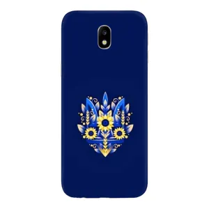 Чохли для Samsung Galaxy J7 2017 (J730F европейская версия) Укр. Символіка (AlphaPrint) (Квітковий Герб)