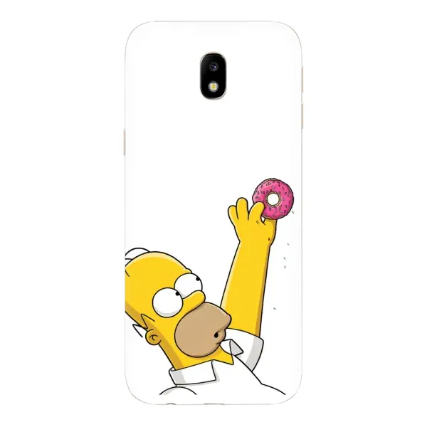 Чохол з принтом «Гомер з пончиком» для Samsung Galaxy J7 2017 (J730F EU)
