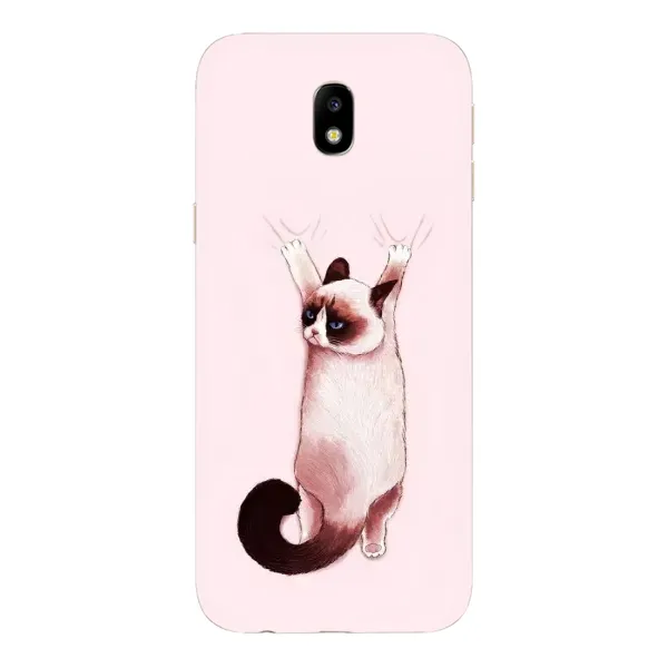 Чехол с принтом «Котик падает» для Samsung Galaxy J7 2017 (J730F EU) Чехол с принтом «Котик падает» для Samsung Galaxy J7 2017 (J730F EU)