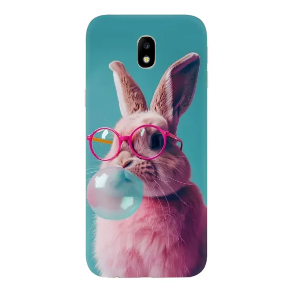 Чехол с принтом «Кролик в очках» для Samsung Galaxy J7 2017 (J730F EU)