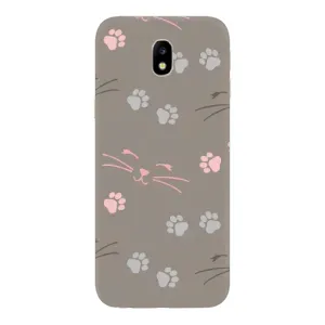 Чохол з малюнком кіт на Samsung Galaxy J7 2017 (J730F европейская версия) (Лапи і вуса)