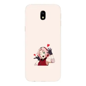 Чохли Персонажі Аніме Наруто для Samsung Galaxy J7 2017 (J730F европейская версия) (AlphaPrint) (Лайк Сакура)