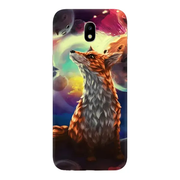 Чехол с принтом «Лисица в космосе» для Samsung Galaxy J7 2017 (J730F EU)