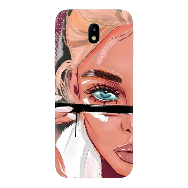 Чохол з принтом «Макіяж» для Samsung Galaxy J7 2017 (J730F EU)