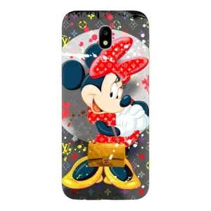 Чохол Disney Mouse Samsung Galaxy J7 2017 (J730F европейская версия) (PREMIUMPrint) (Minni з бантіком)