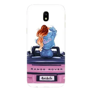 Чехол с печатью для Samsung Galaxy J7 2017 (J730F европейская версия) - (Мода) (AlphaPrint) (На машине)