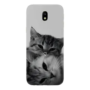Чохол з малюнком кіт на Samsung Galaxy J7 2017 (J730F европейская версия) (Пара котів)