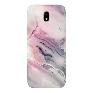 Мраморний чехол на Samsung Galaxy J7 2017 (J730F европейская версия) (VPrint) (Пурпурний Мрамор)