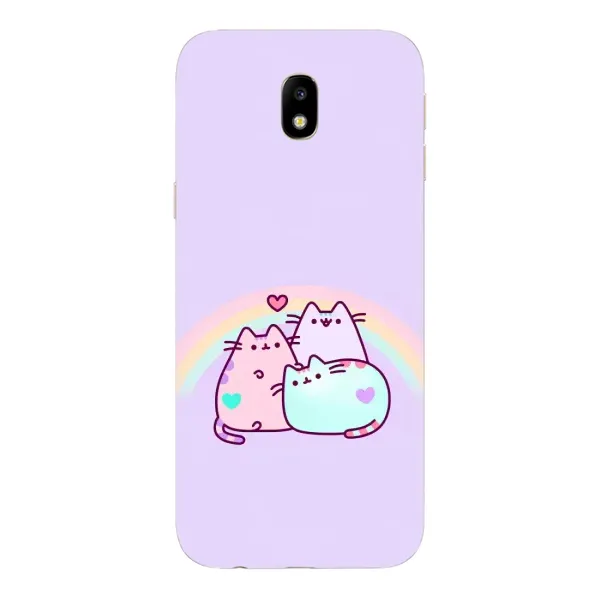 Чехол с принтом «Радужные котики» для Samsung Galaxy J7 2017 (J730F EU) Чехол с принтом «Радужные котики» для Samsung Galaxy J7 2017 (J730F EU)