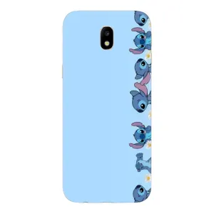 Чохол з принтом Стіч на Samsung Galaxy J7 2017 (J730F EU) (Стіч фон)