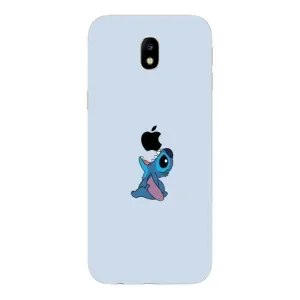 Чохол з принтом Стіч на Samsung Galaxy J7 2017 (J730F EU) (Stitch apple)