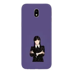 Чохли Венсдей на Samsung Galaxy J7 2017 (J730F европейская версия) Уенсдей (AlphaPrint) (Венздей у чорному)